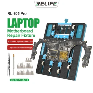 RELIFE RL-605 Pro Universal Chip Slot Motherboard Fixture Laptop IC Chip CPU Motherboard Jig Board Holder Repair Tools