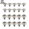 10Sets Hand Mounting Kits Stand Off Screw Hex Nut For A-SUS M.2 SSD Motherboard Silver For Laptop Notebook Fix Repair Computer